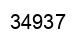 Number 34937 black image