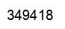 Number 349418 black image