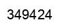 Number 349424 black image