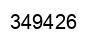Number 349426 black image