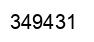 Number 349431 black image