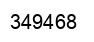 Number 349468 black image