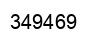 Number 349469 black image