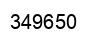Number 349650 black image