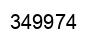 Number 349974 black image