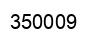 Number 350009 black image
