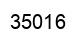 Número 35016 imagen negro