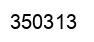 Number 350313 black image