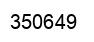 Number 350649 black image