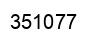 Número 351077 imagen negro