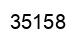 Number 35158 black image