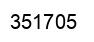 Number 351705 black image