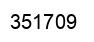 Number 351709 black image
