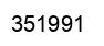 Number 351991 black image