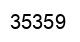 Number 35359 black image