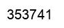 Number 353741 black image