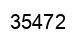 Number 35472 black image