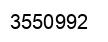 Número 3550992 imagen negro