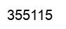 Number 355115 black image