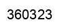 Number 360323 black image