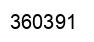 Number 360391 black image