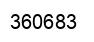 Número 360683 imagen negro