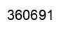 Number 360691 black image