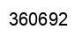 Number 360692 black image