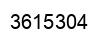 Número 3615304 imagen negro