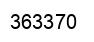 Number 363370 black image