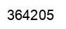 Número 364205 imagen negro