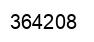 Número 364208 imagen negro