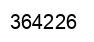 Number 364226 black image