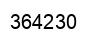 Number 364230 black image