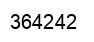 Number 364242 black image