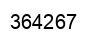 Number 364267 black image