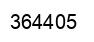 Number 364405 black image