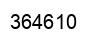Number 364610 black image