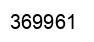 Number 369961 black image