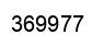 Number 369977 black image