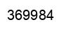 Number 369984 black image