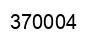 Number 370004 black image