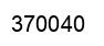 Number 370040 black image