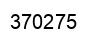 Number 370275 black image