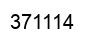 Number 371114 black image
