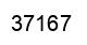 Number 37167 black image