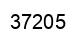Number 37205 black image