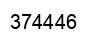 Number 374446 black image
