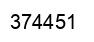 Number 374451 black image