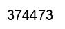Number 374473 black image